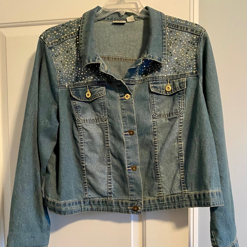 Sparkling Jean Jacket